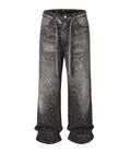 NOIR RHINESTONE DENIM