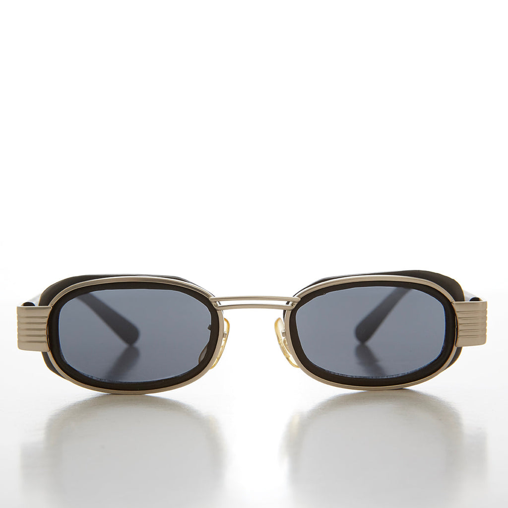 Rectangular Sunglass with Goggle Rim - Paymer