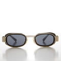 Rectangular Sunglass with Goggle Rim - Paymer