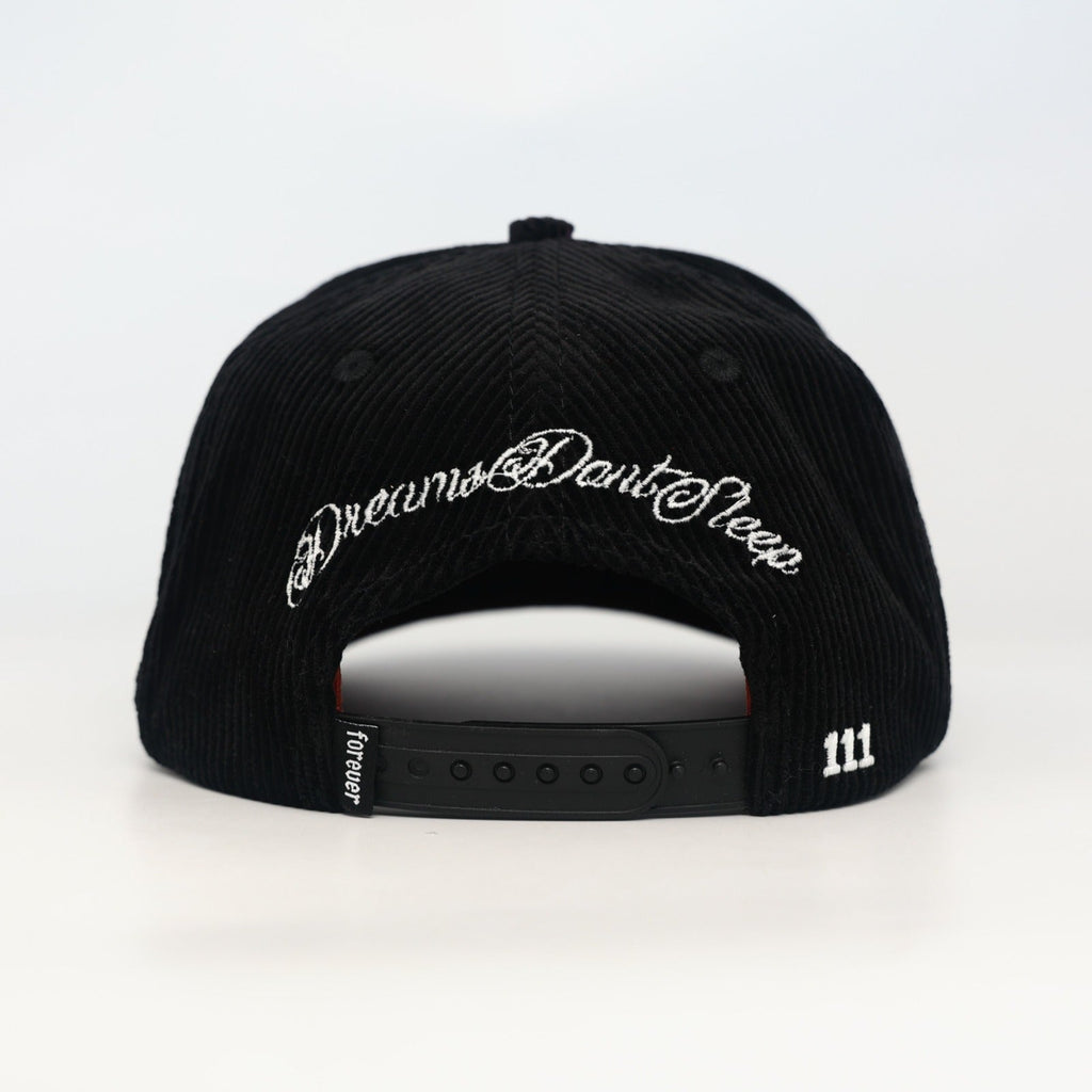 OG CA: Dreams on the West Snapback (Black Corduroy)