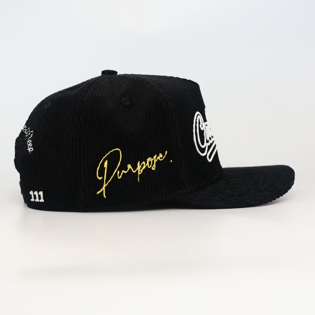 OG CA: Dreams on the West Snapback (Black Corduroy)
