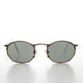 Semi Octagon Unisex Metal Vintage Sunglass  - Onas