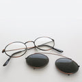 Oval Clip On Sunglasses  - Purdue