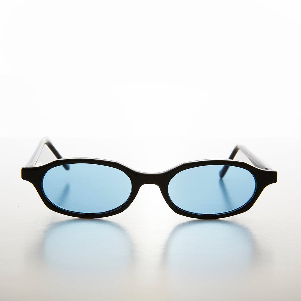 Slim Tinted Lens 90s Vintage Sunglasses - Rio