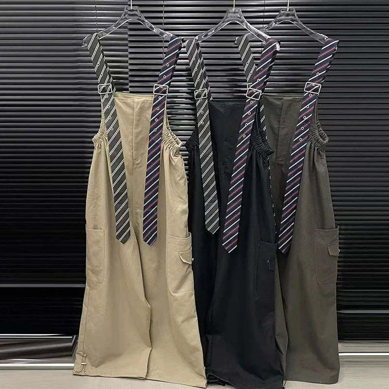 Executive Street Suspender Jumpsuit