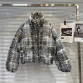 Frostbite Sequin Turtleneck Puffer Jacket – Winter Luxe Collection