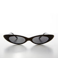 Skinny Punk Rock Cat Eye Sunglass - Slim