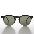 Round Hipster Half Frame 50s Retro Vintage Sunglass - Sorin