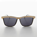 Gold Brow Line Vintage Sunglasses - Spinderella