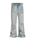 STONE DESTRUCTION FLARE DENIM