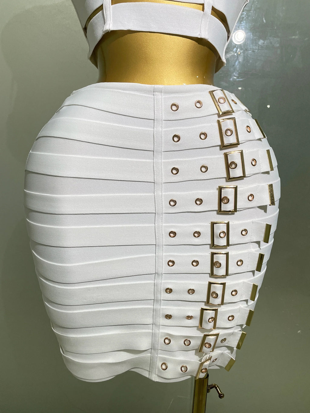Sculpted Buckle Bandage 2-Piece Set