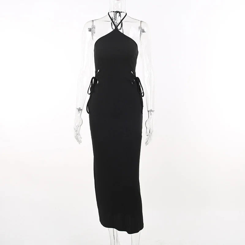 Knitted Long Sleeve Slim Mini Fairycore Slash Neck Dress