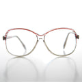 Clear Round Retro Reading Glasses - Tina