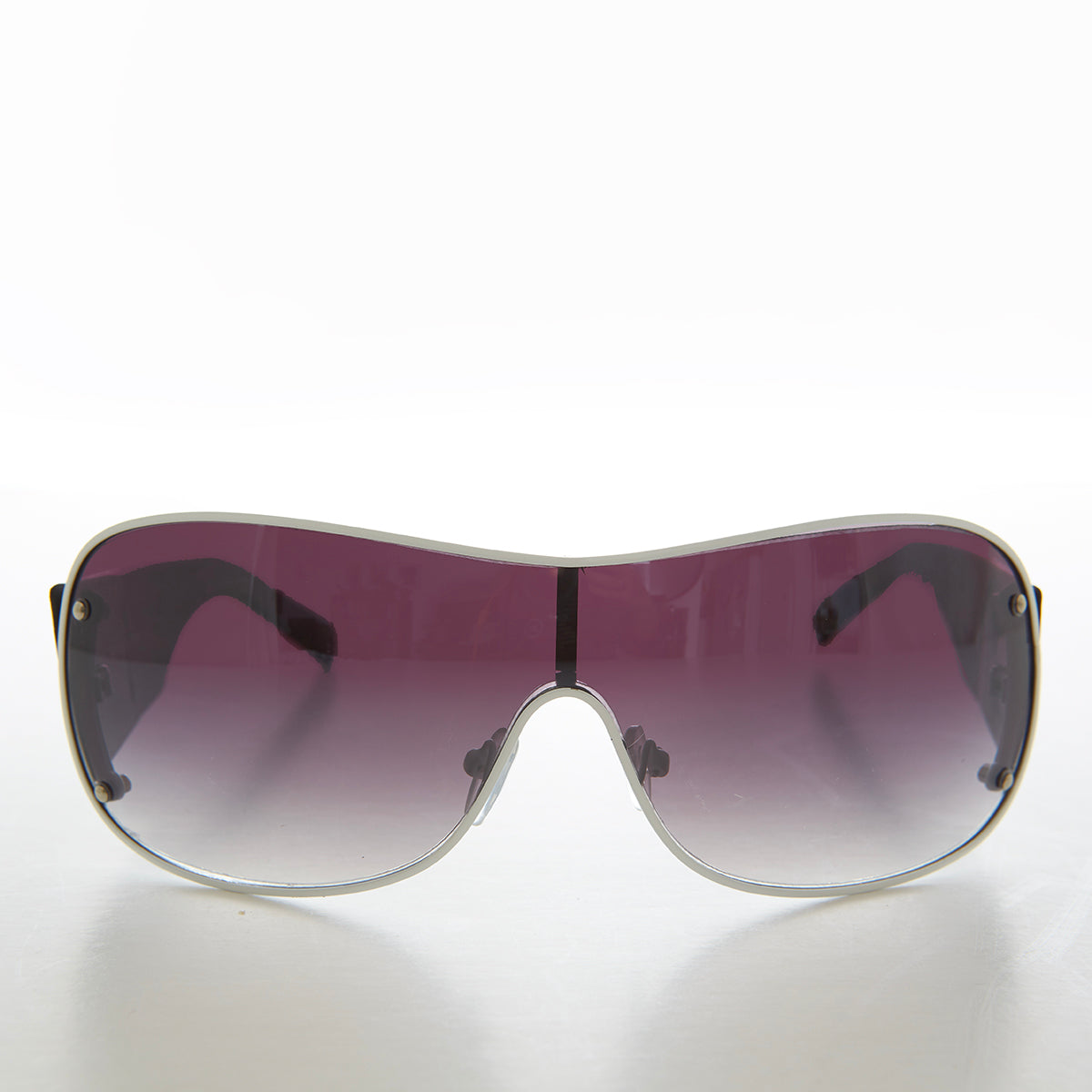 Shield Sunglasses with Mod Pattern Temples -  Trek