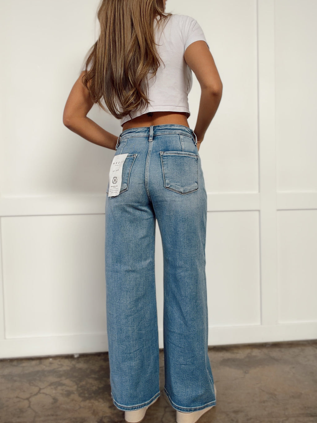 Chloe High Waisted Wide Leg Jeans