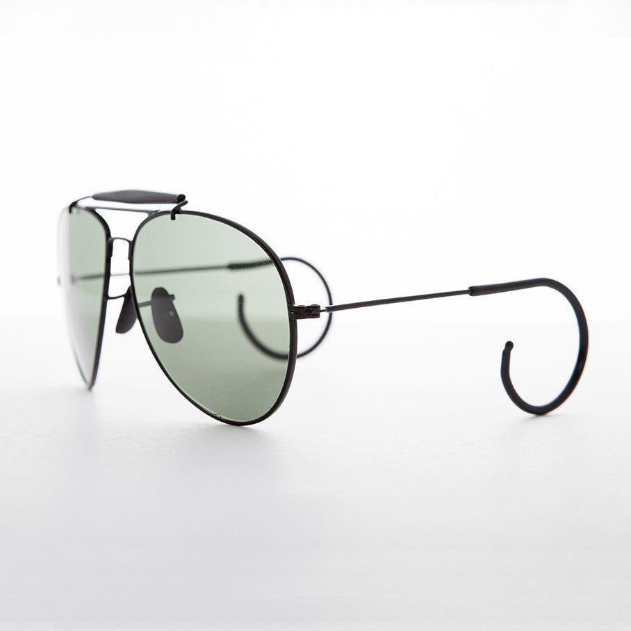 Vintage Aviator with Cable Temples  - Wolfman
