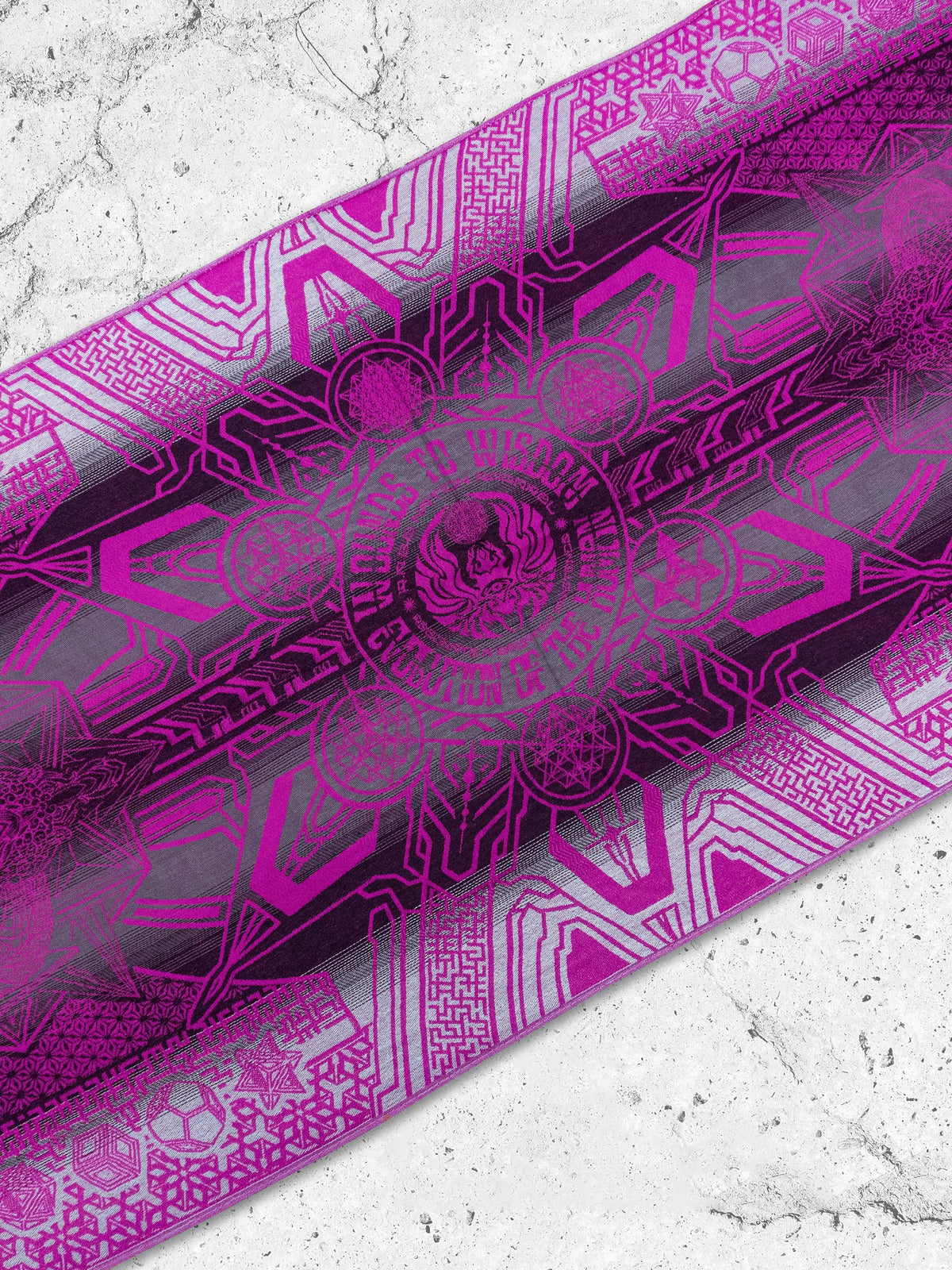 WOUNDS TO WISDOM ✦ Pink Gradient Festival Shawl