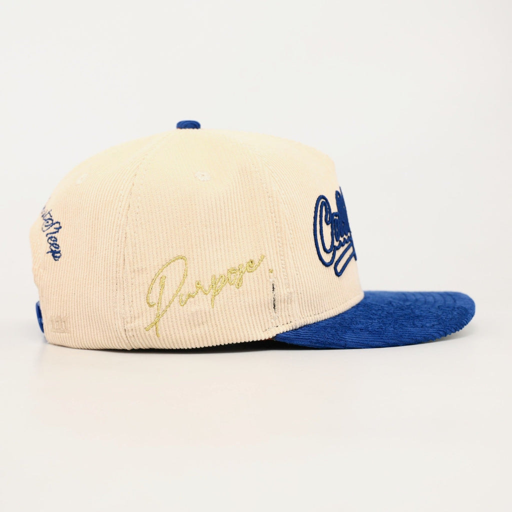 OG CA: Dreams on the West Snapback (Cream/Blue)