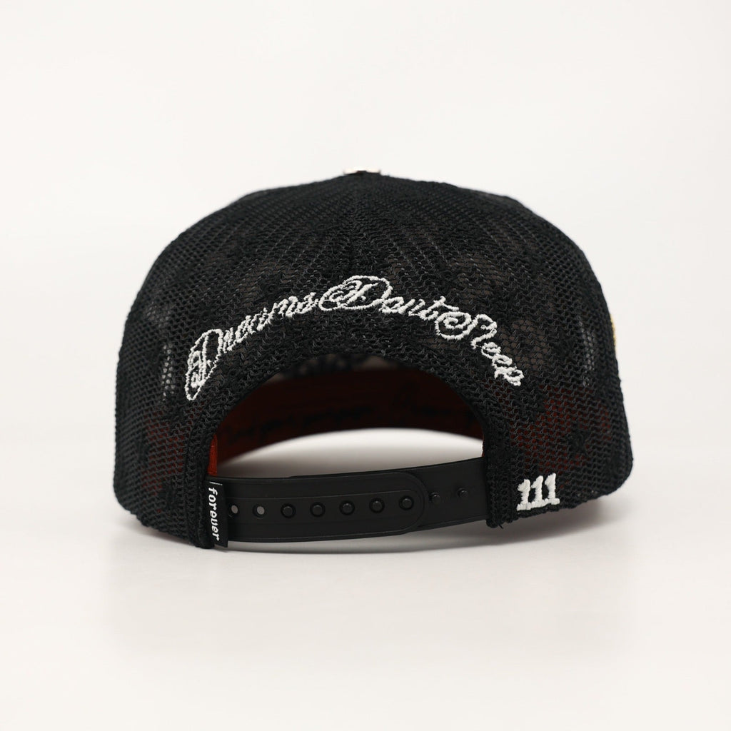 OG CA: Dreams on the West Trucker (Black Corduroy/Mesh)