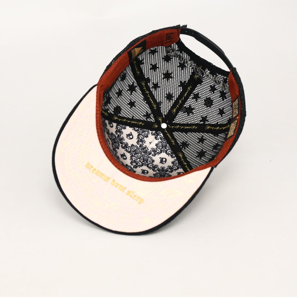 OG CA: Dreams on the West Trucker (Black Corduroy/Mesh)