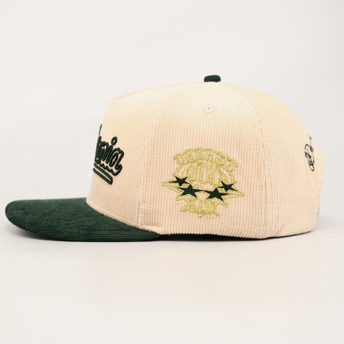 OG CA: Dreams on the West Snapback (Cream/Green)