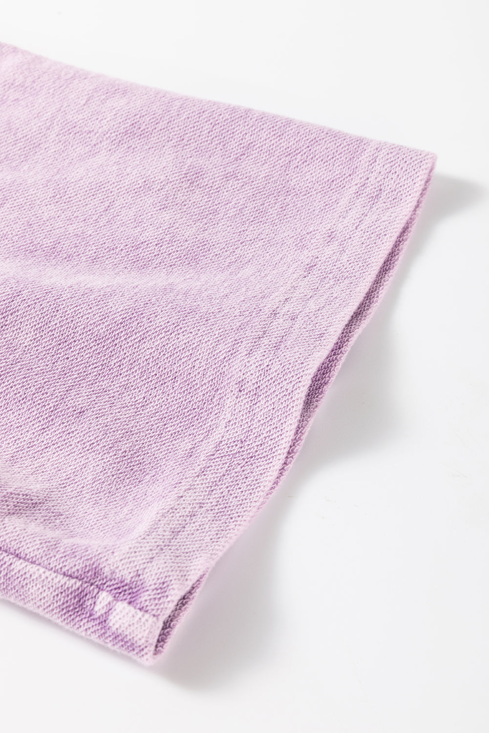 Strawberry Pink Mineral Wash Drop Sleeve Patchwork Plus Size Tee