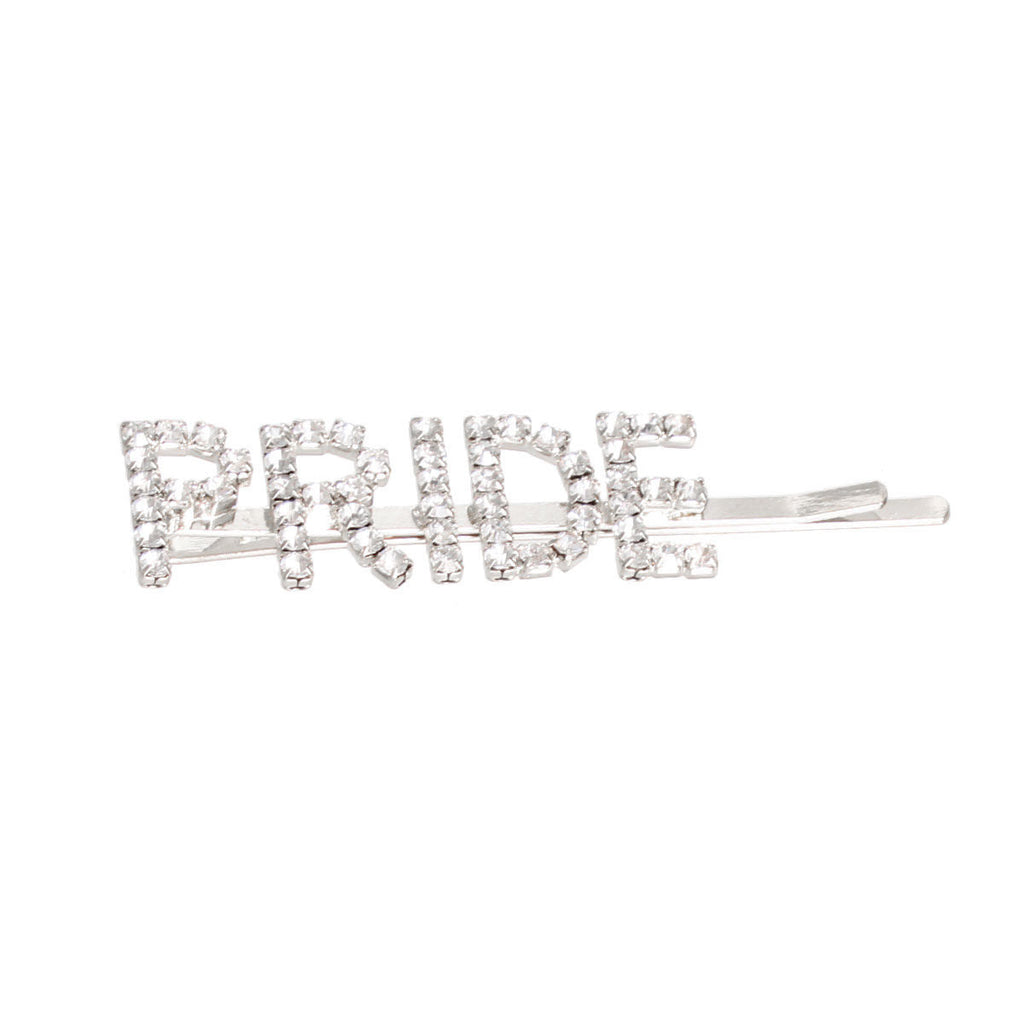 Hair Pin Silver PRIDE Sparkle Stylish Accessory