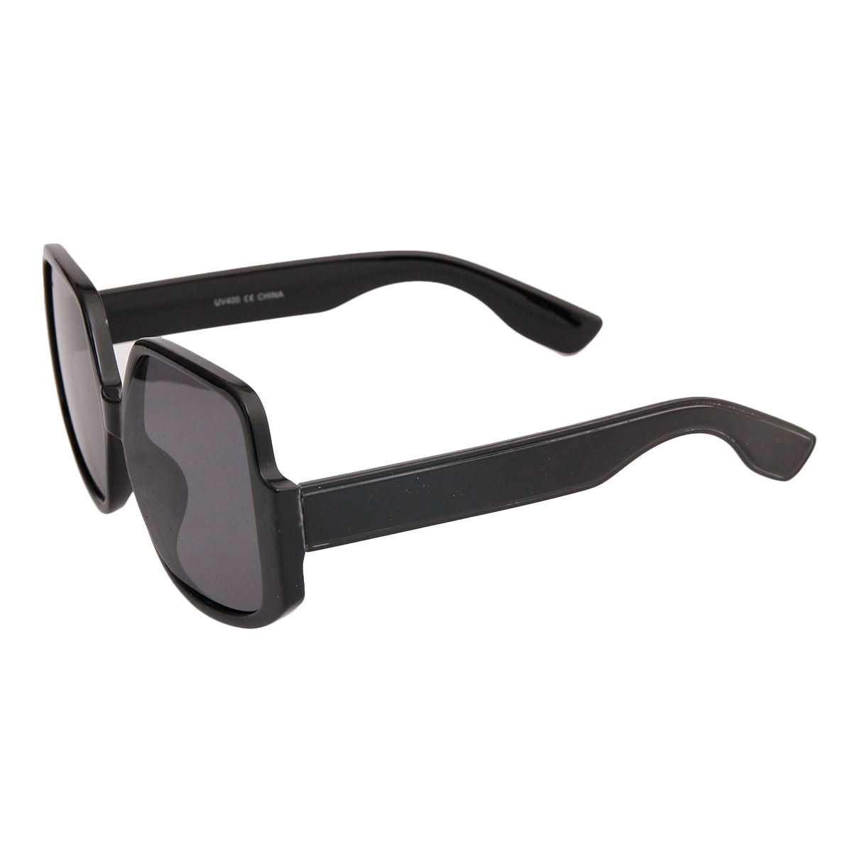Sunglasses Retro Black Square Stylish Chic Fashion Accessory