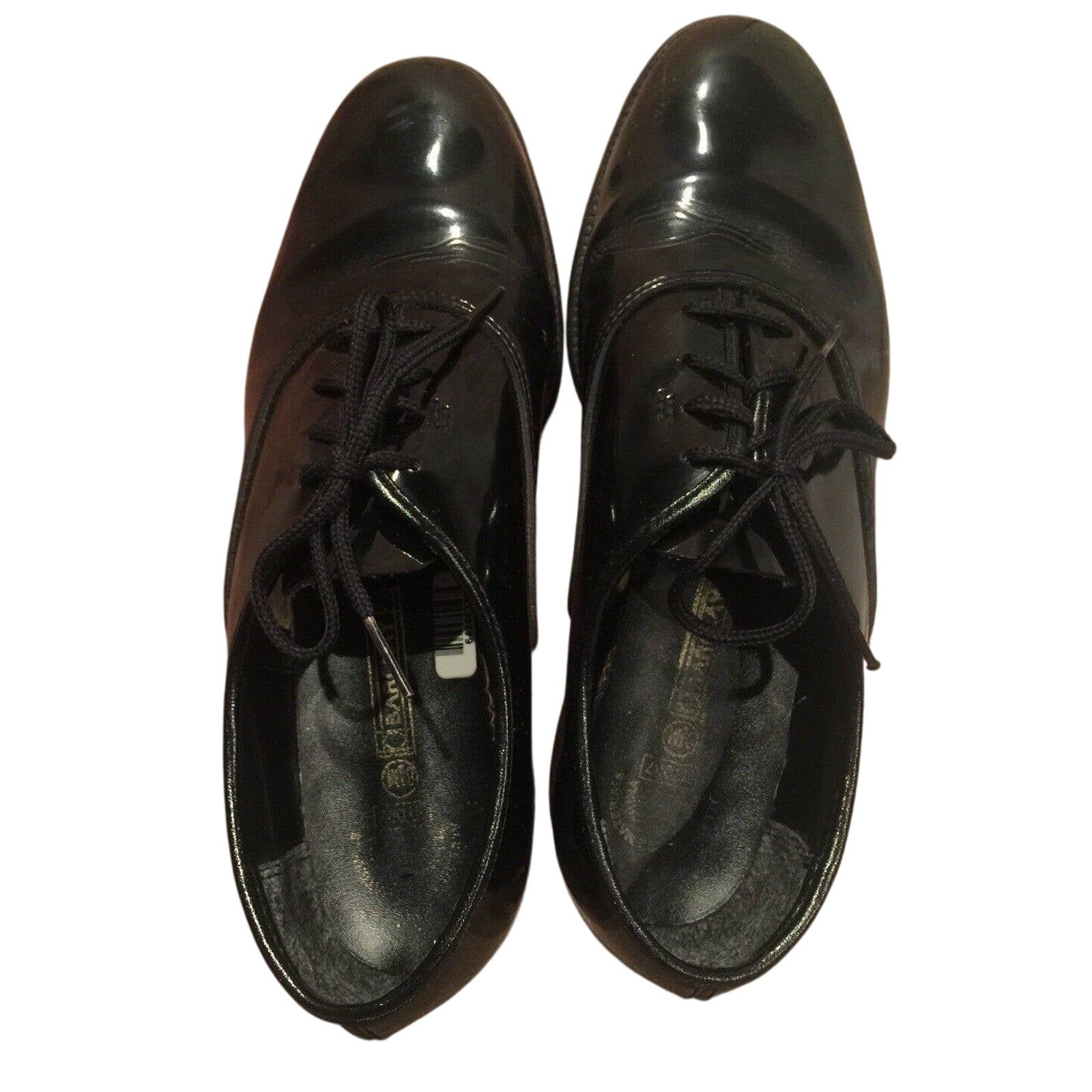 Barclay 13M Mens Black Oxford Lace Up Formal Wedding Costume Prom Dress Shoes