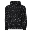 Neo-Futurist Flow Hoodie – Limited Drop – Dark Metallic All-Over Print Streetwear