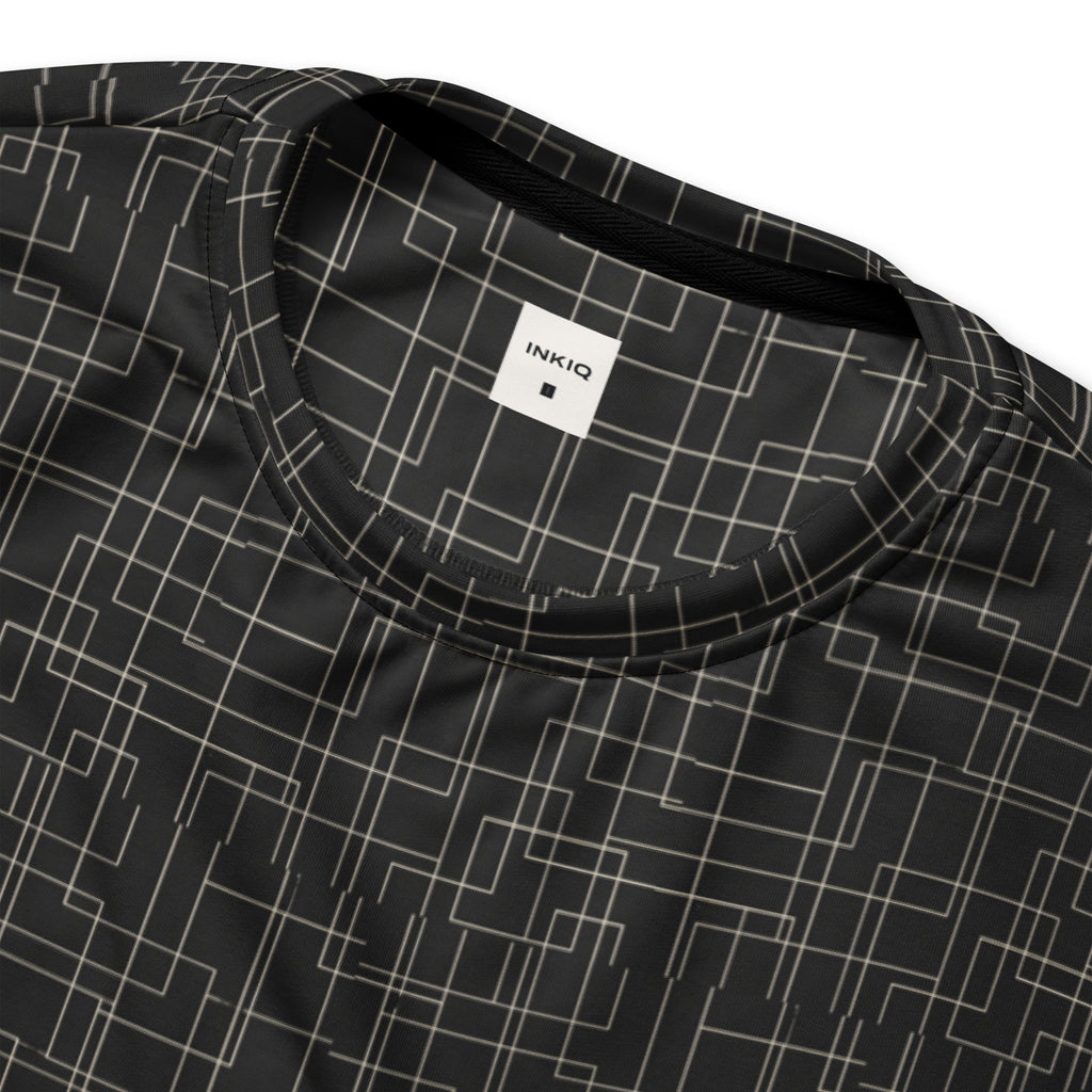 Architectural Silence Sweatshirt – Limited Drop – Minimalist Geometric All-Over Print