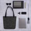 Architectural Silence Tote Bag – Limited Drop – Minimalist Brutalist Geometric All-Over Print