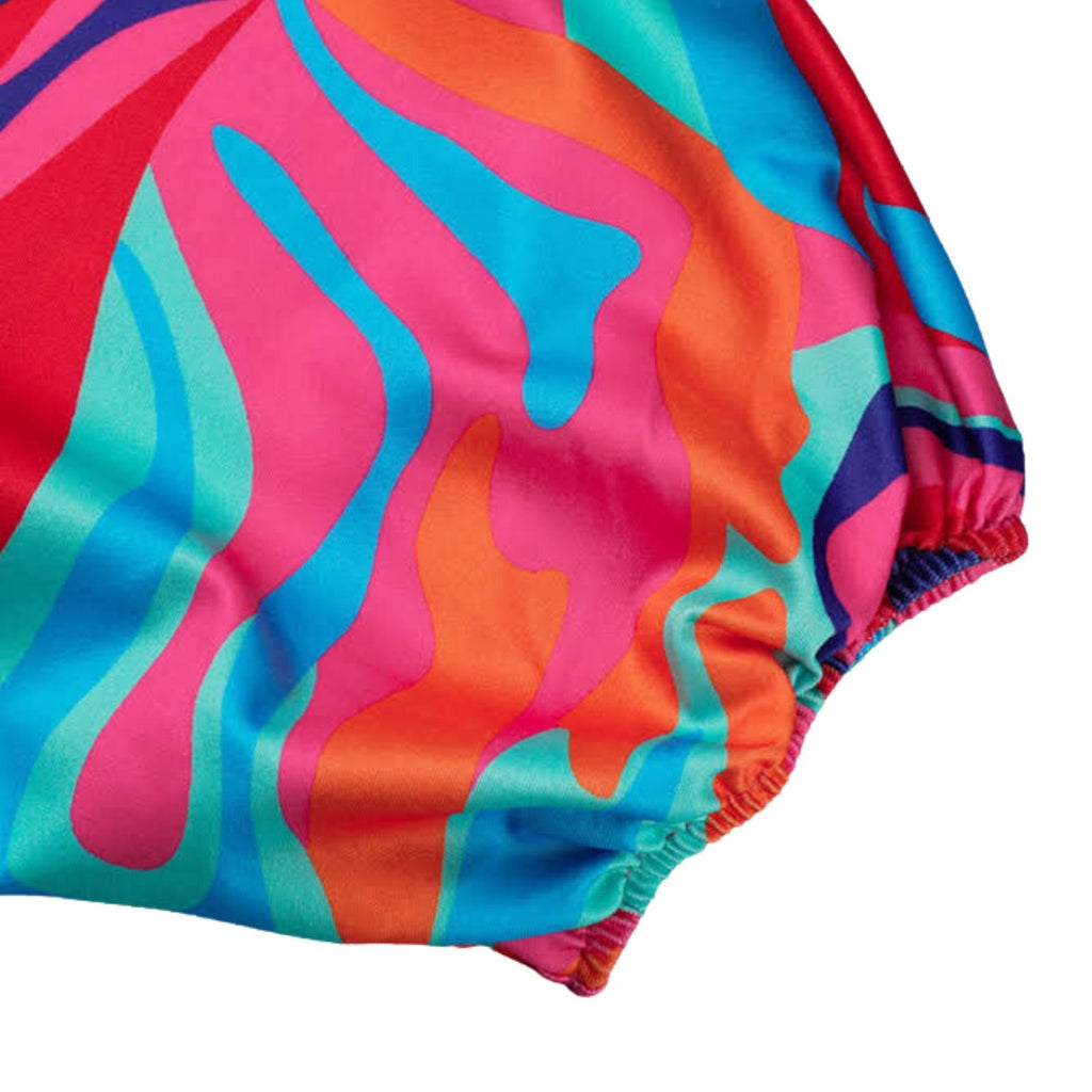 Plus Size 5XL Rainbow Asymmetric Set Stylish Trendy Fashion