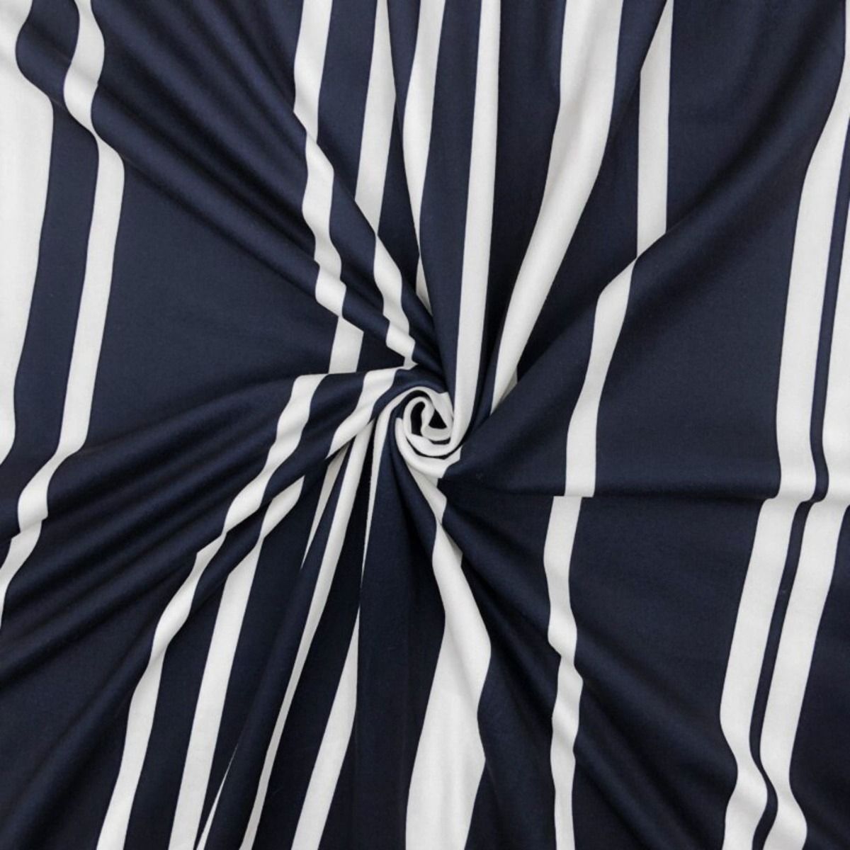 Plus Size 3XL Navy Stripe Outfit Set Casual Stylish