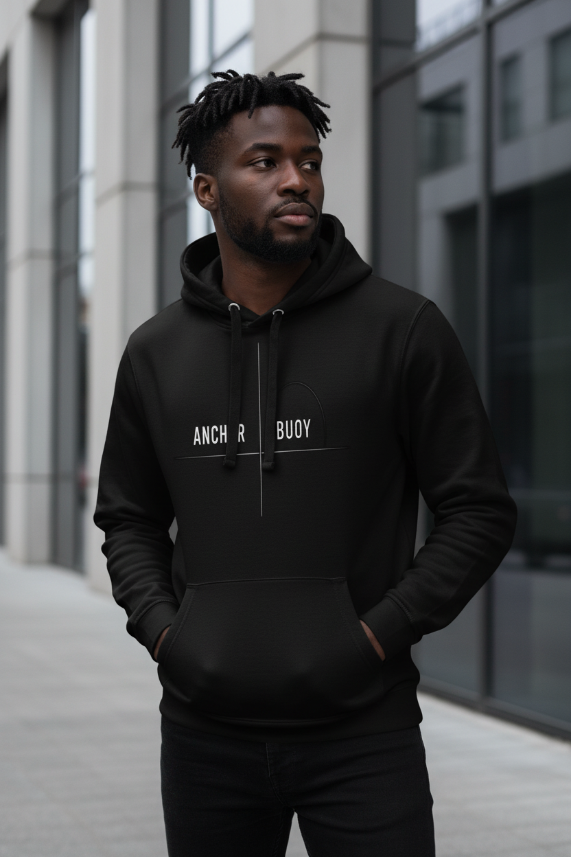 ANCHOR / BUOY Hoodie – Limited Drop – Minimalist Conceptual Streetwear
