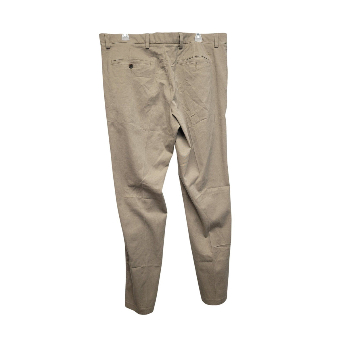 Dockers Mens 38 X 34 Cotton Blend Straight Fit Flat Front Dress Pants w Pockets