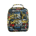 Trolley Sleeve Backpack Black Graffiti Trendy Casual Fashion Accessory