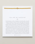 You Are My Sunshine Beaded Icon Bracelet