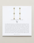 Something Blue Linear Earrings