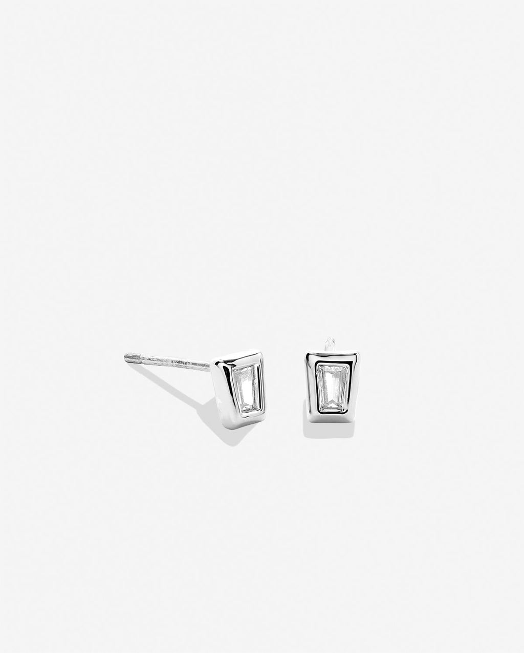 Radiance Baguette Stud Earrings