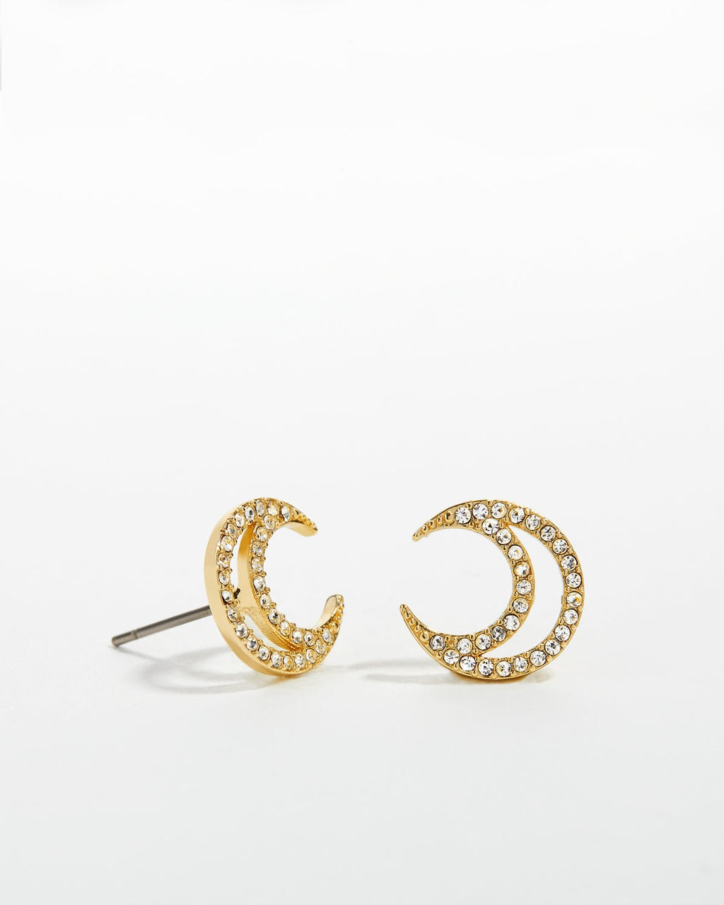 To the Moon and Back Stud Earrings