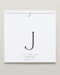 Just For You Initial Necklace — J