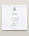 Birthstone Pendant Necklace — Pink Tourmaline