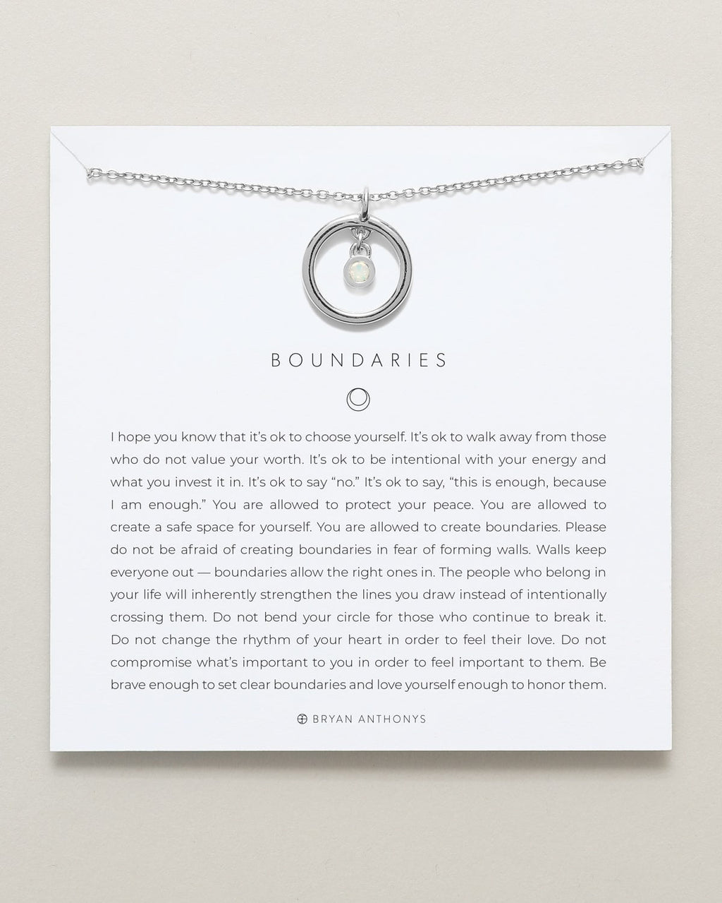 Boundaries Necklace