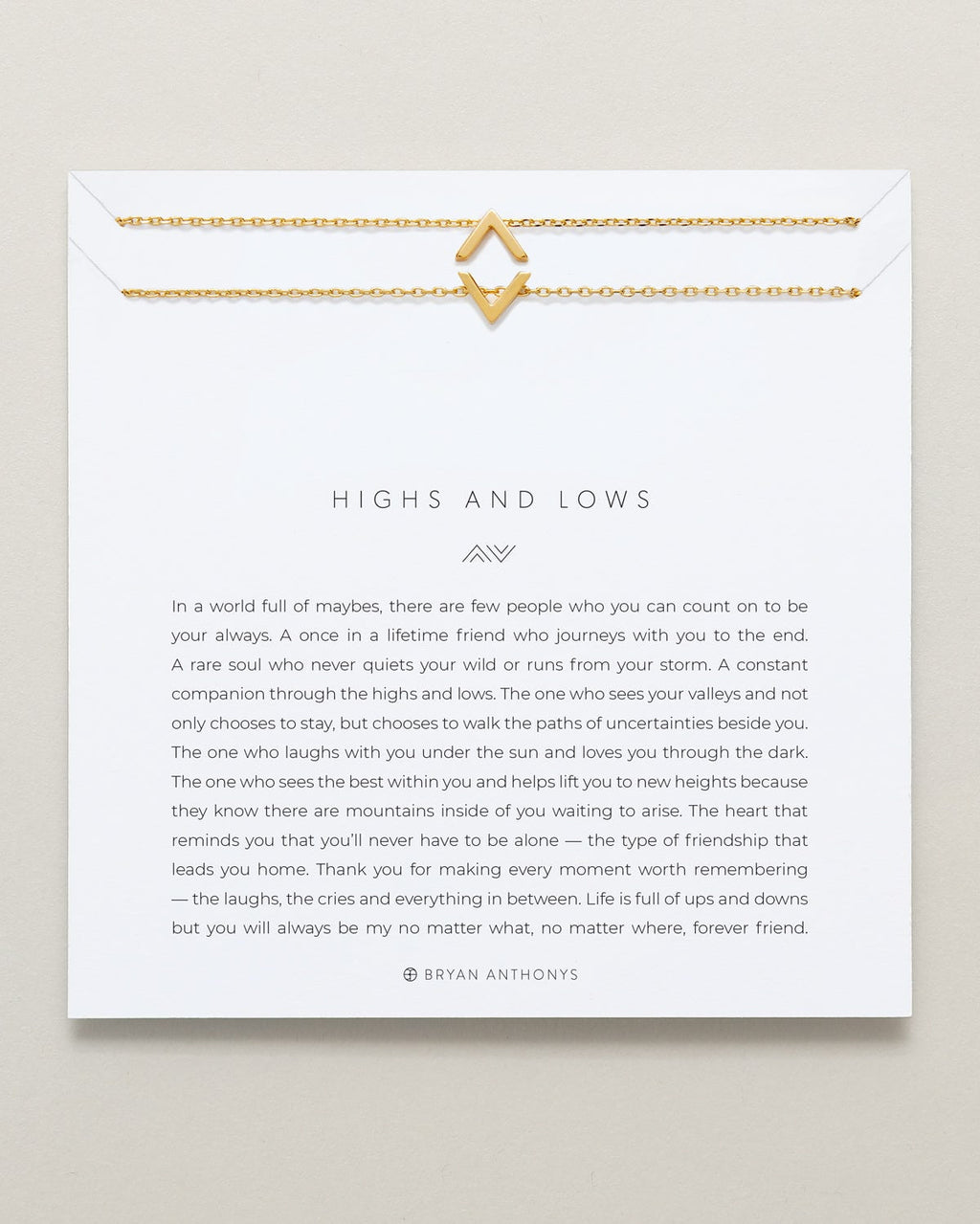 Highs & Lows Icon Necklace Set