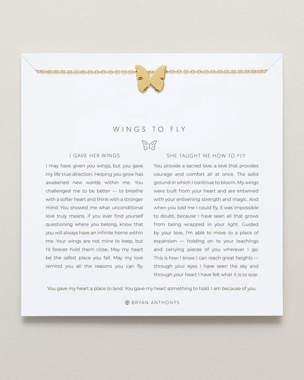 Wings to Fly Icon Necklace