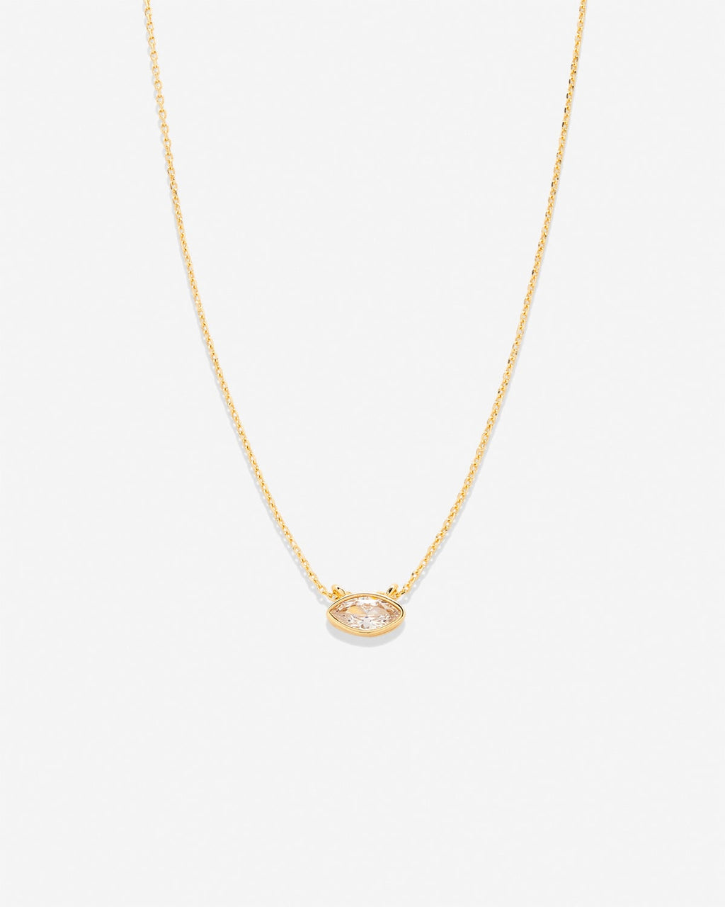 Radiance Marquise Solitaire Necklace