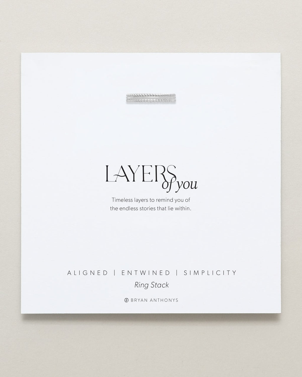 Layers of You Ring Stack