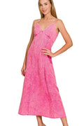 Tencel Mineral Washed Maxi Dress