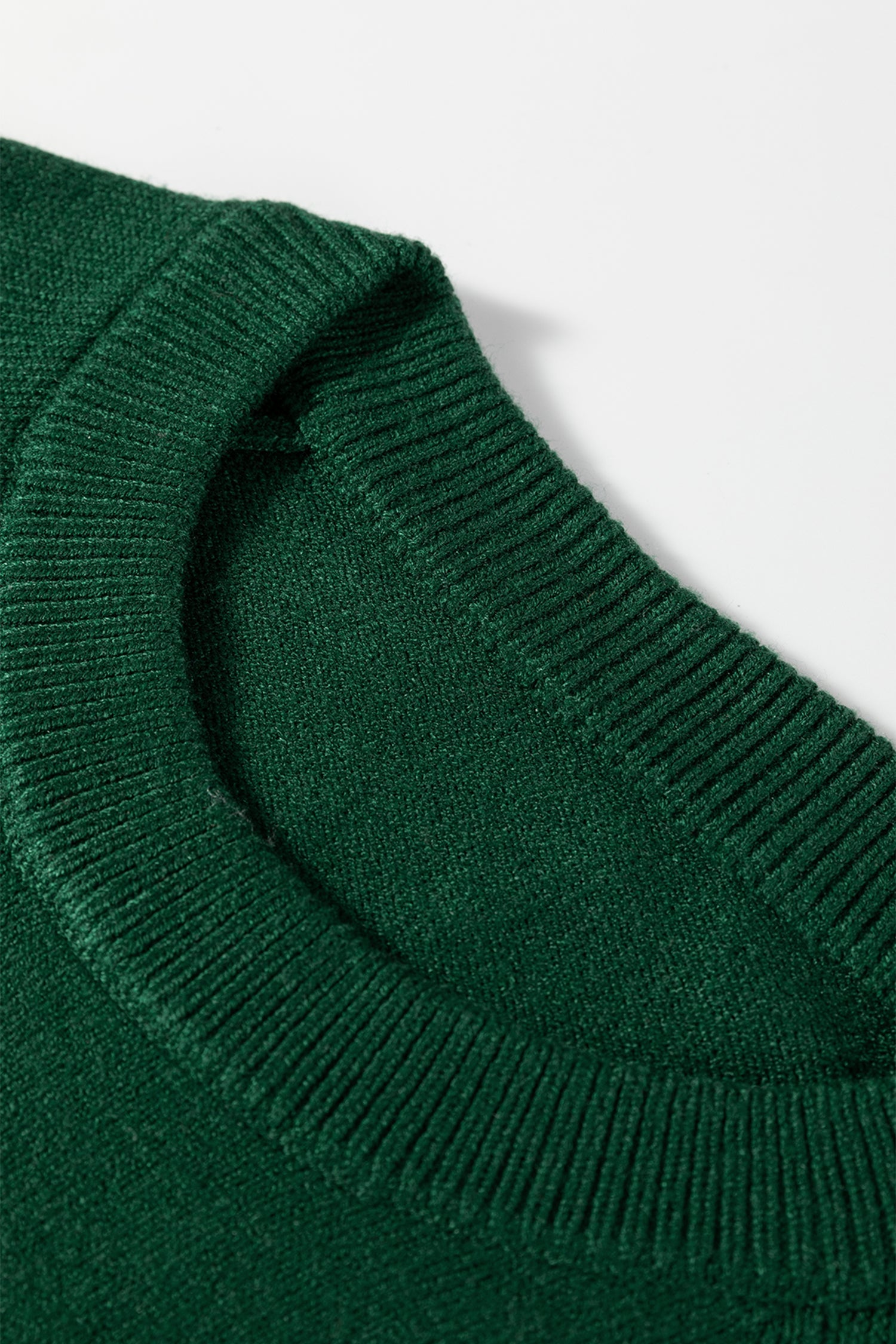 Blackish Green MERRY Letter Pattern Christmas Raglan Sleeve Sweater
